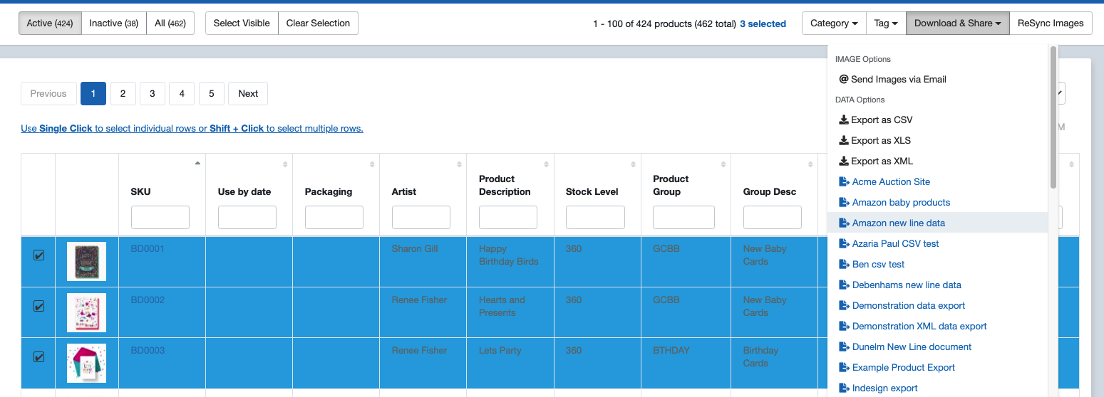 4.3 Export: How to use Templates