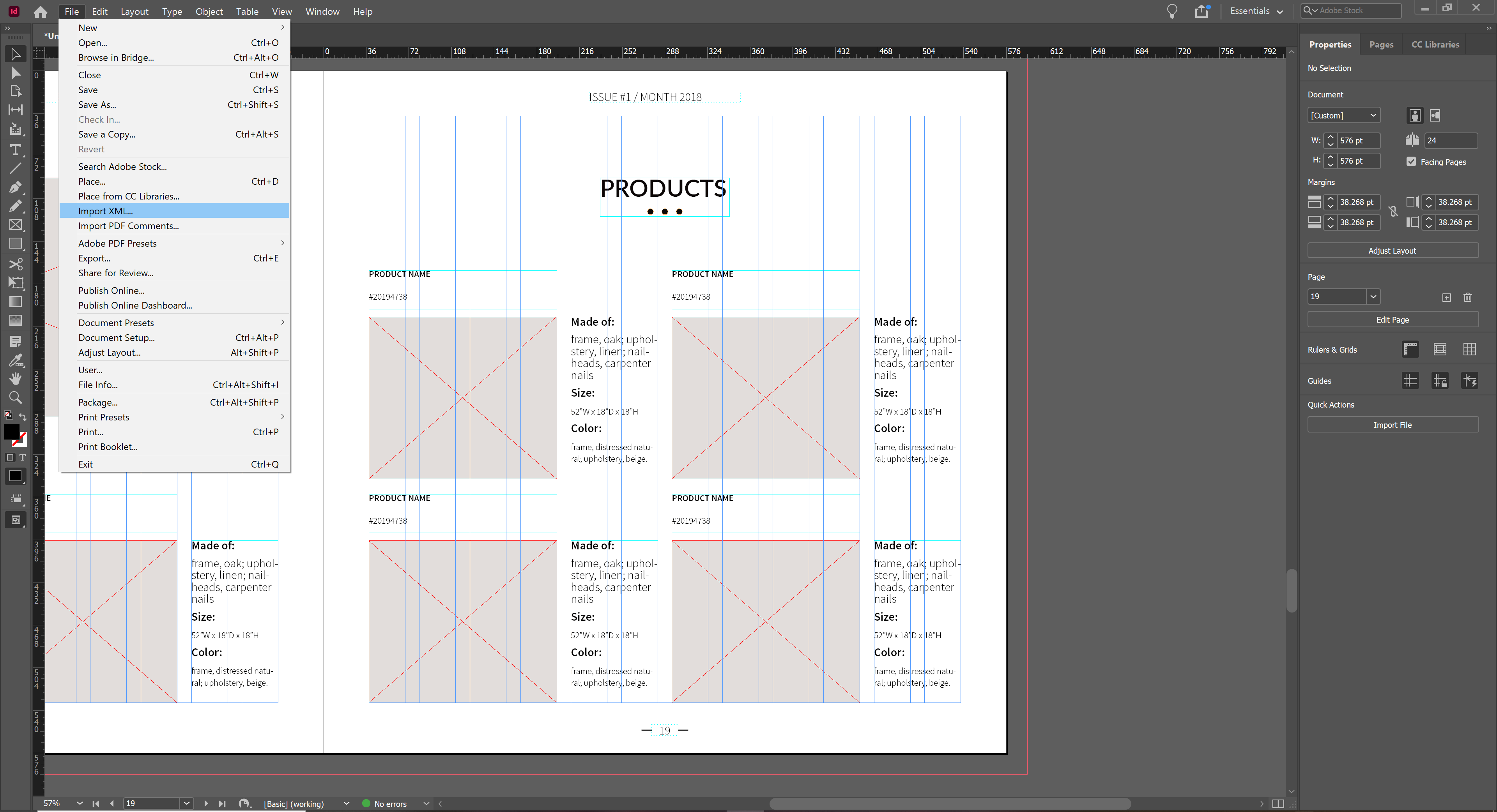 4.3 Export: How to use Templates